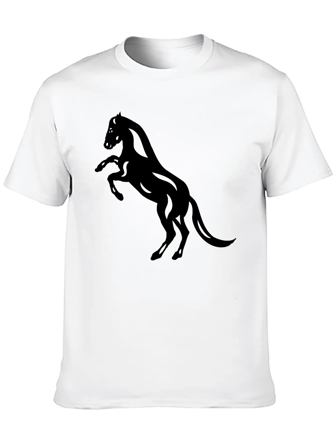 Abstract Horse Emma Unisex Casual T-Shirt – Clean Design For Daily Comfort