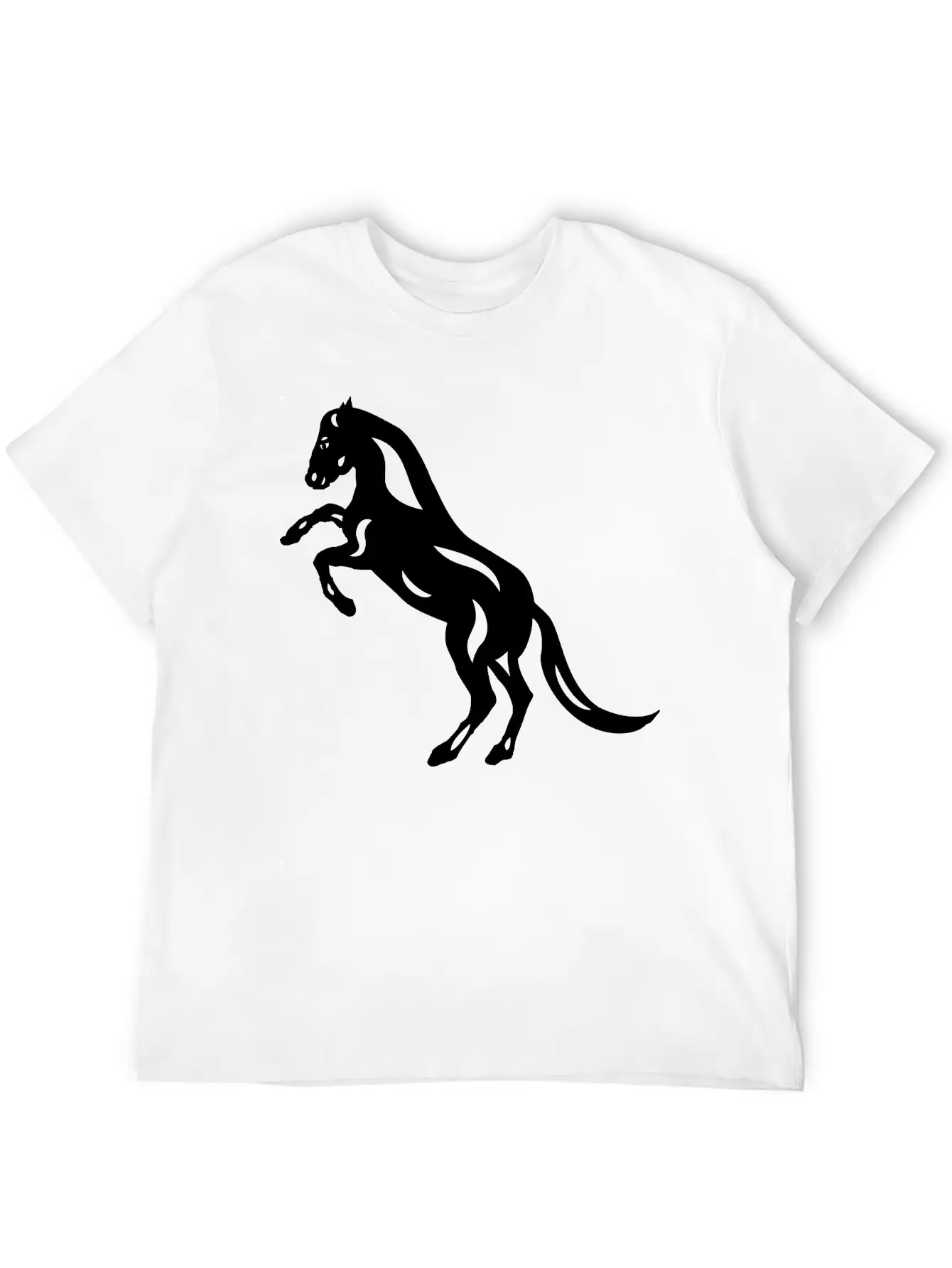 Abstract Horse Emma Unisex Casual T-Shirt – Clean Design For Daily Comfort