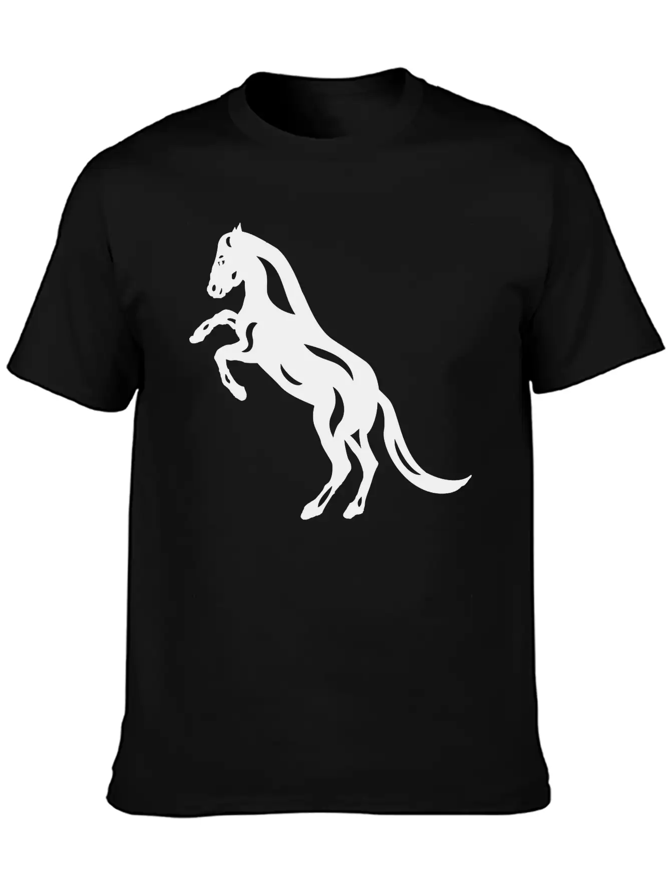 Abstract Horse Emma Unisex Casual T-Shirt – Clean Design For Daily Comfort