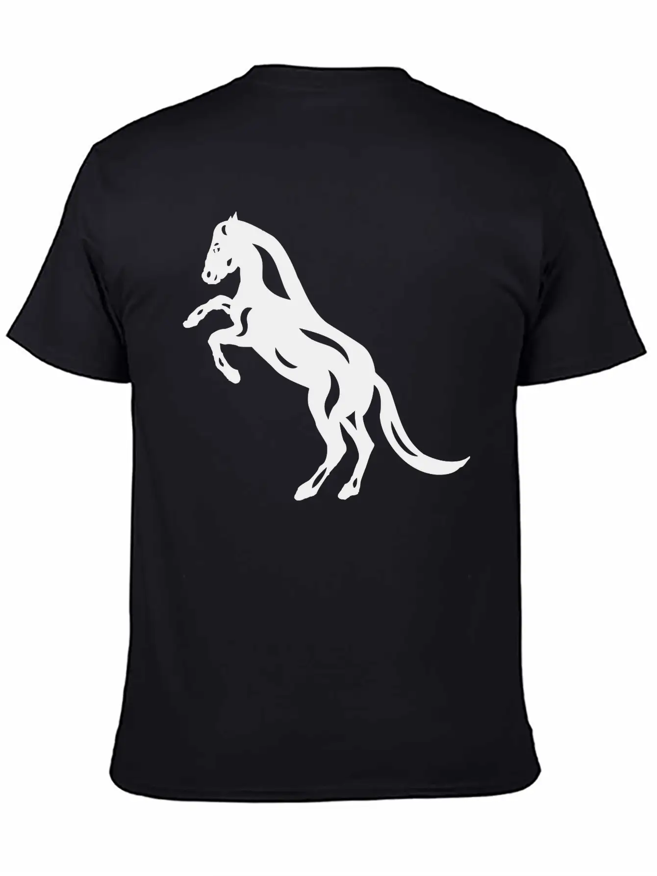 Abstract Horse Emma Unisex Casual T-Shirt – Clean Design For Daily Comfort