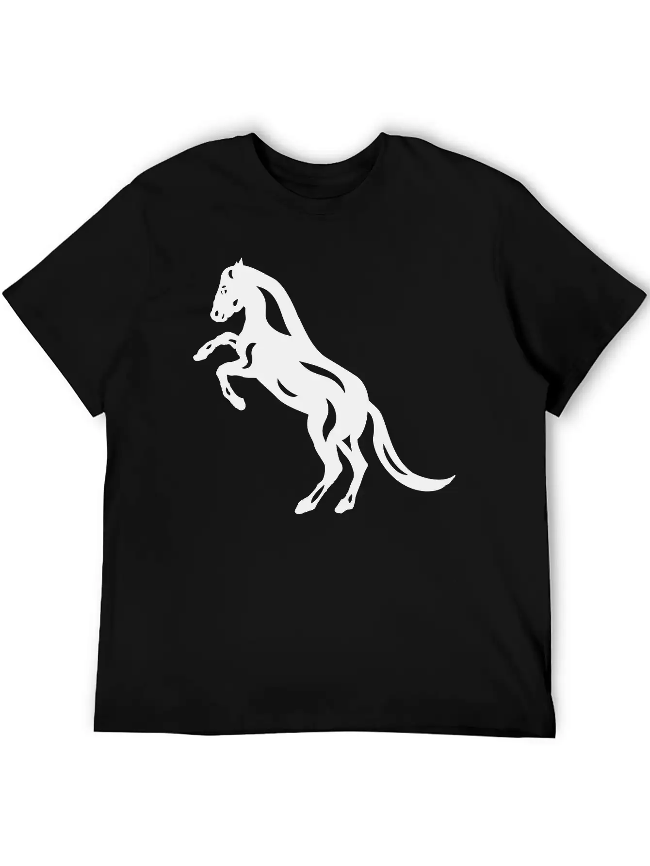 Abstract Horse Emma Unisex Casual T-Shirt – Clean Design For Daily Comfort