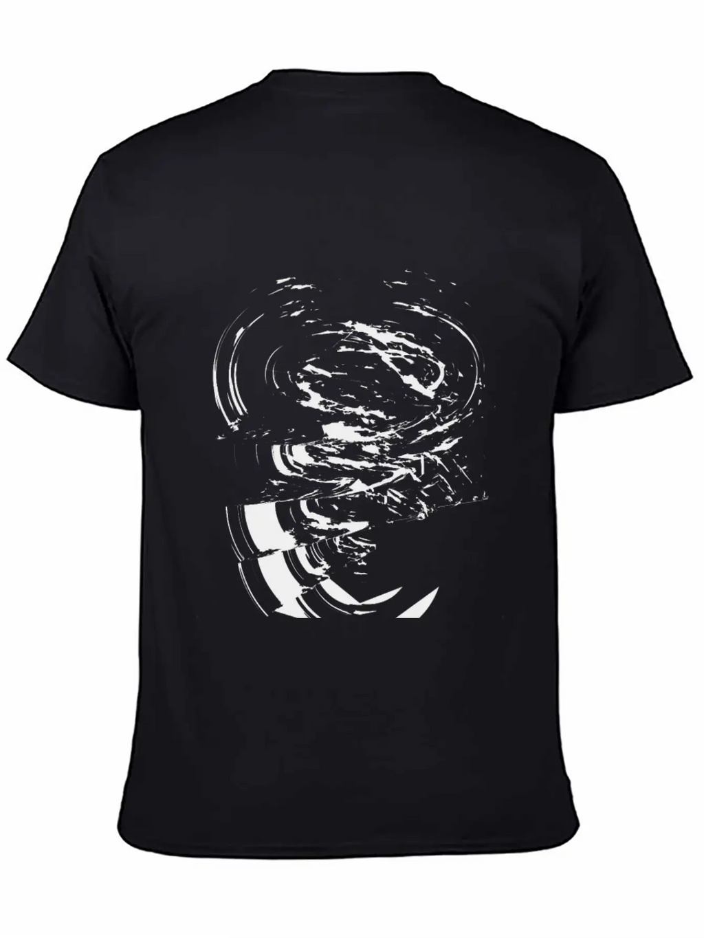 Abstract Ink Brush Soft Cotton Short Sleeve Tee – Unisex Wardrobe Staple