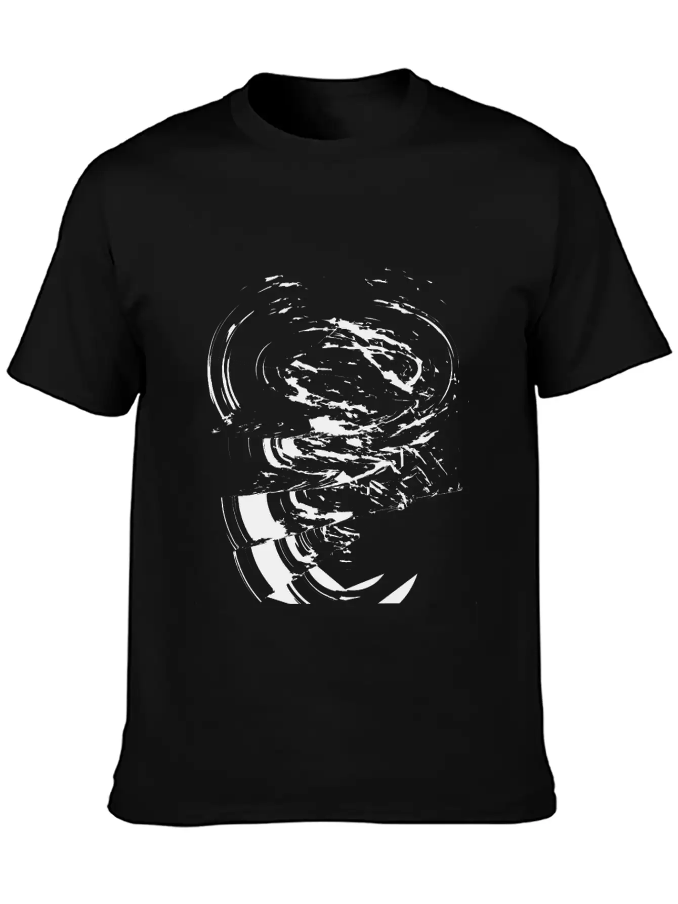 Abstract Ink Brush Soft Cotton Short Sleeve Tee – Unisex Wardrobe Staple