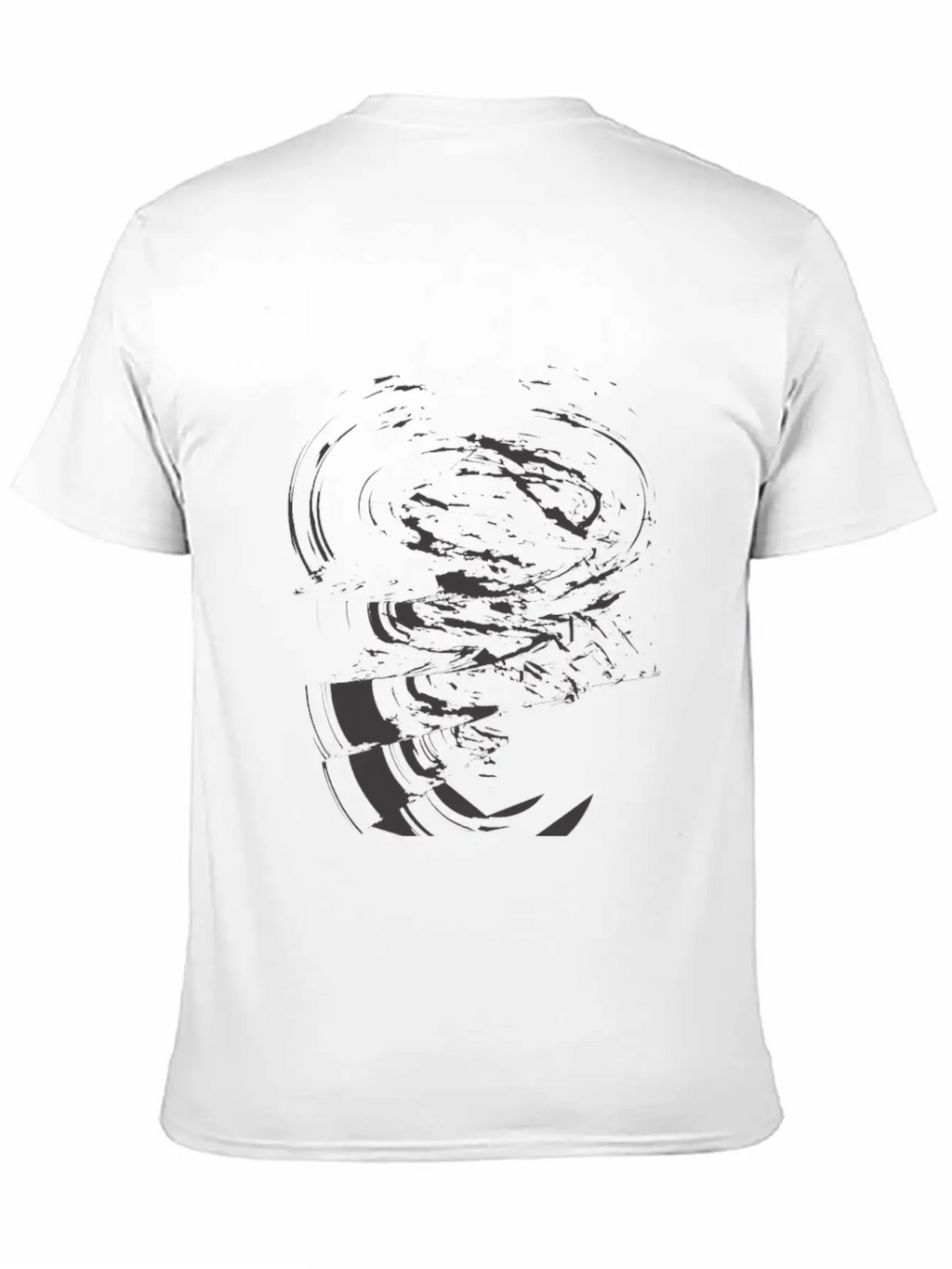 Abstract Ink Brush Soft Cotton Short Sleeve Tee – Unisex Wardrobe Staple