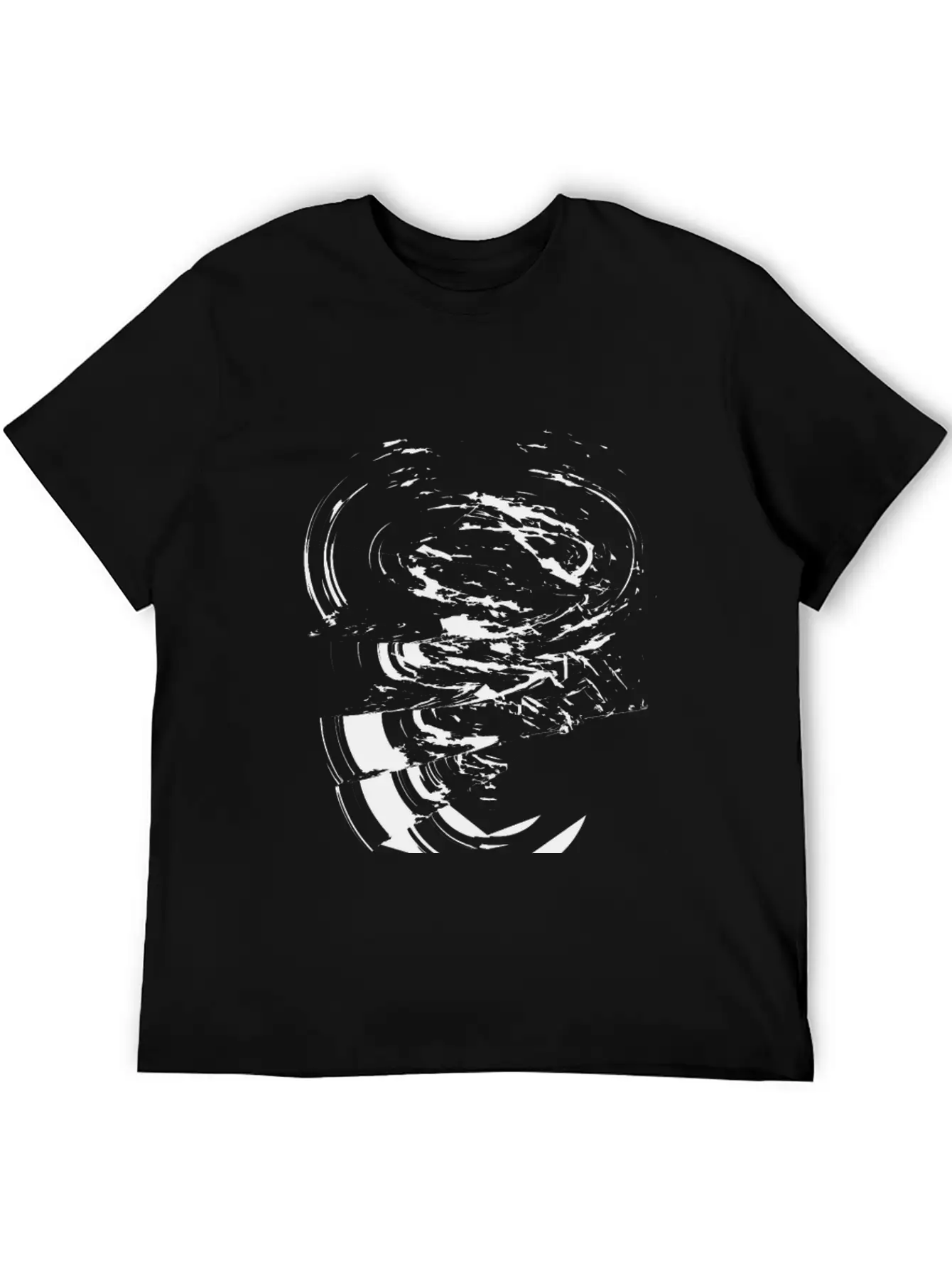 Abstract Ink Brush Soft Cotton Short Sleeve Tee – Unisex Wardrobe Staple