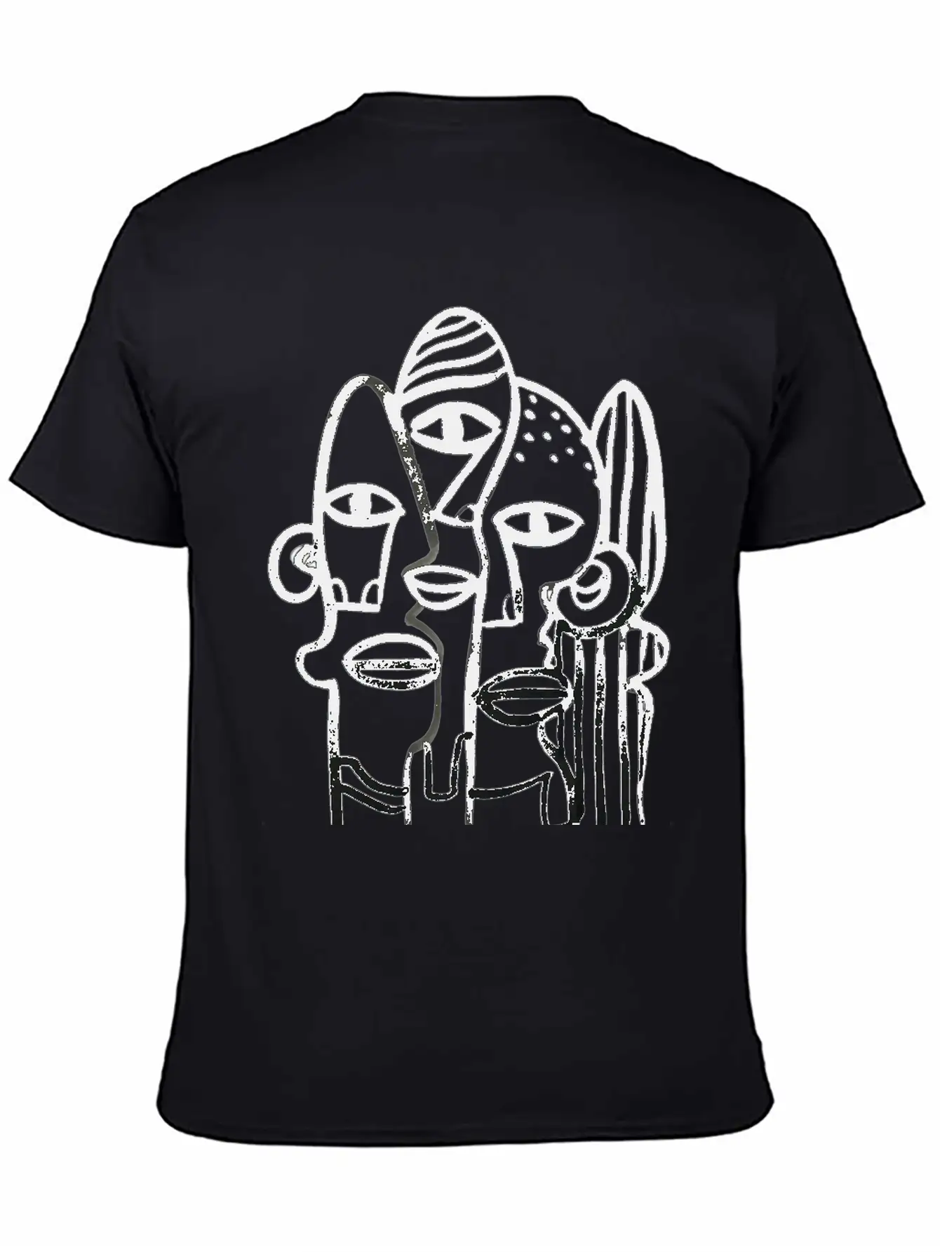 Abstract Ink Stew Classic Fit Graphic Tee For Daily Comfort – Unisex Cotton Shirt