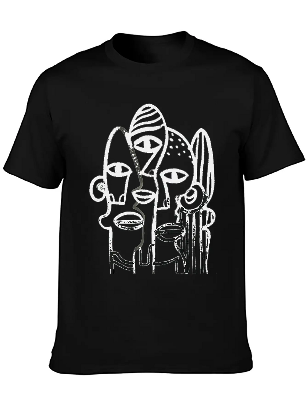 Abstract Ink Stew Classic Fit Graphic Tee For Daily Comfort – Unisex Cotton Shirt