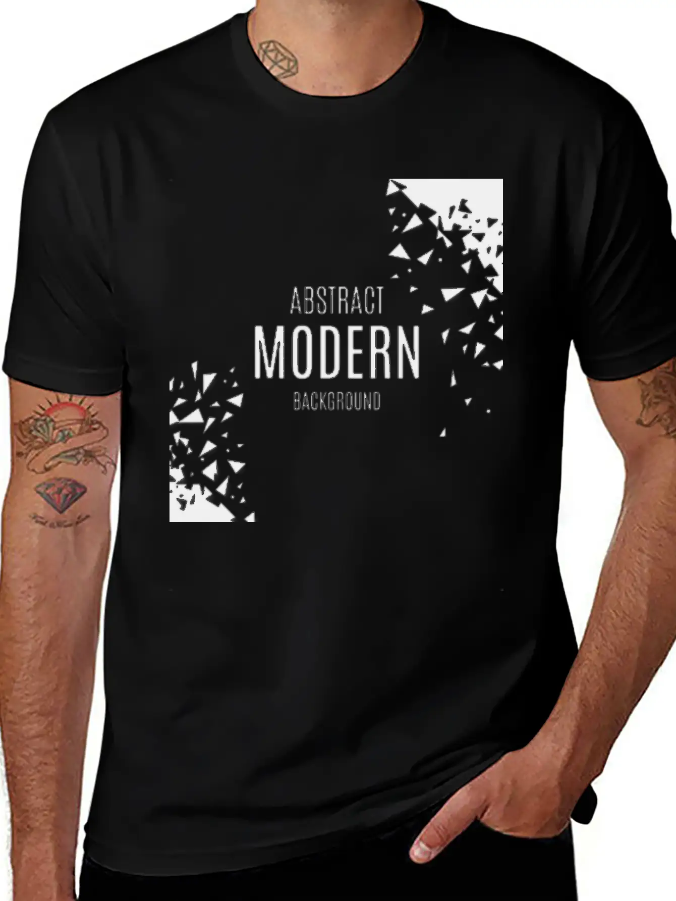 Abstract Modern Unisex Casual T-Shirt – Clean Design For Daily Comfort