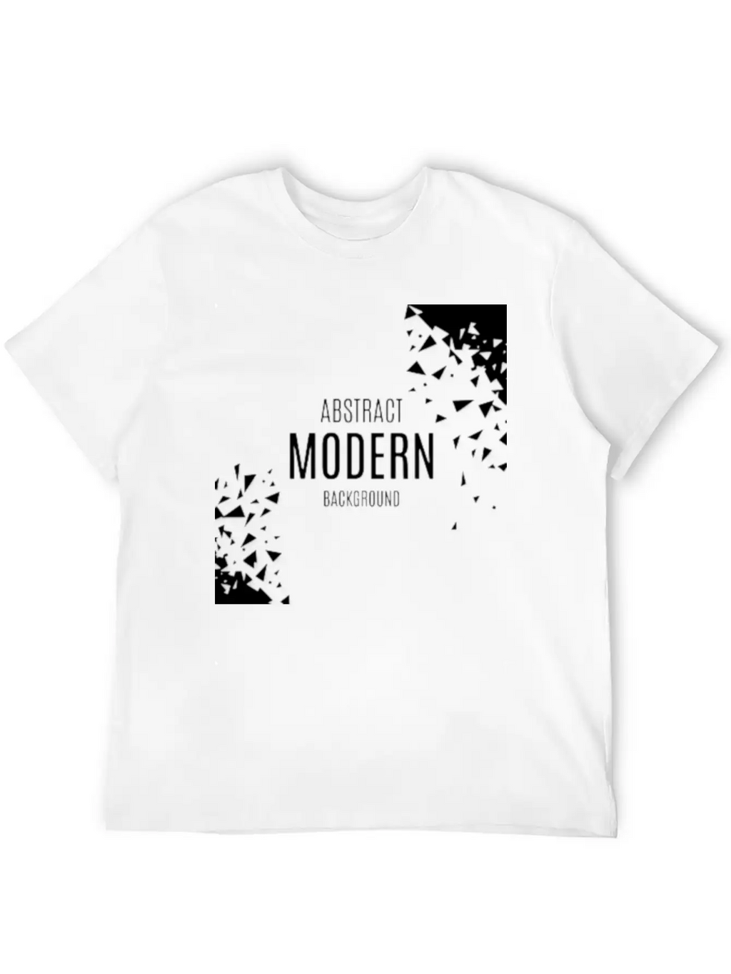 Abstract Modern Unisex Casual T-Shirt – Clean Design For Daily Comfort