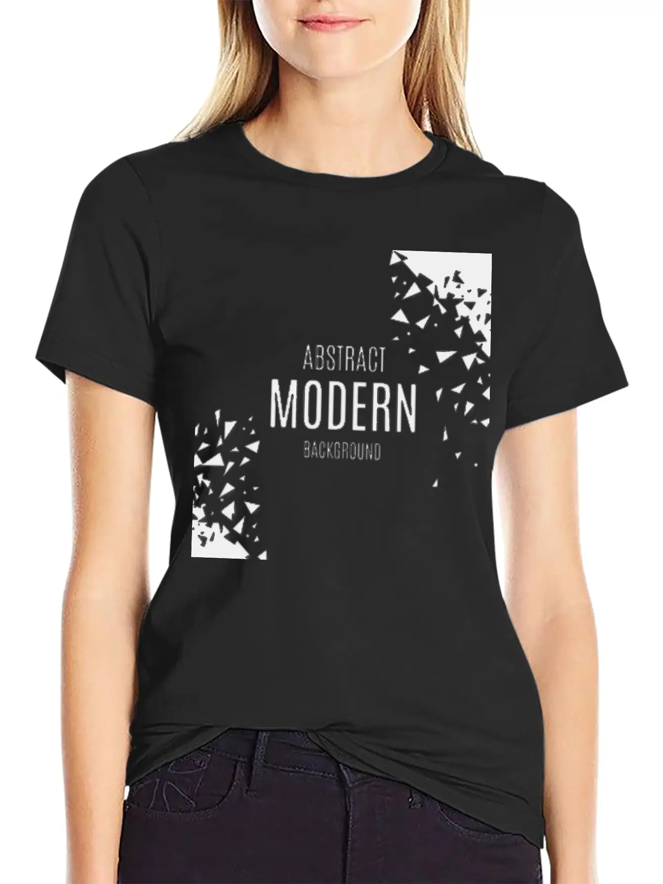 Abstract Modern Unisex Casual T-Shirt – Clean Design For Daily Comfort