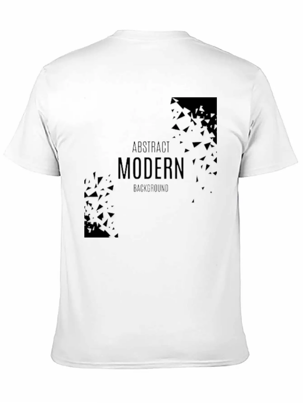 Abstract Modern Unisex Casual T-Shirt – Clean Design For Daily Comfort