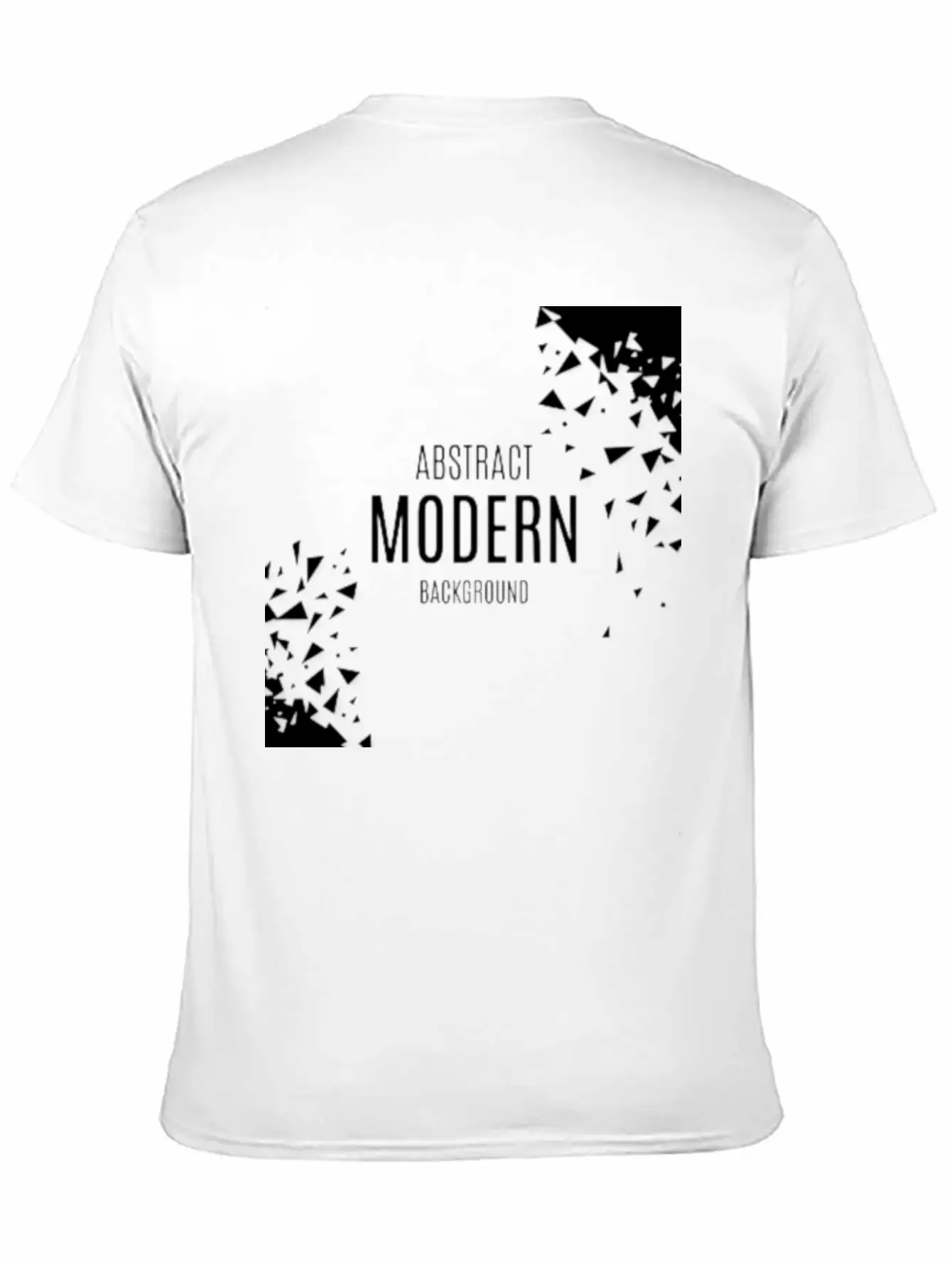 Abstract Modern Unisex Casual T-Shirt – Clean Design For Daily Comfort