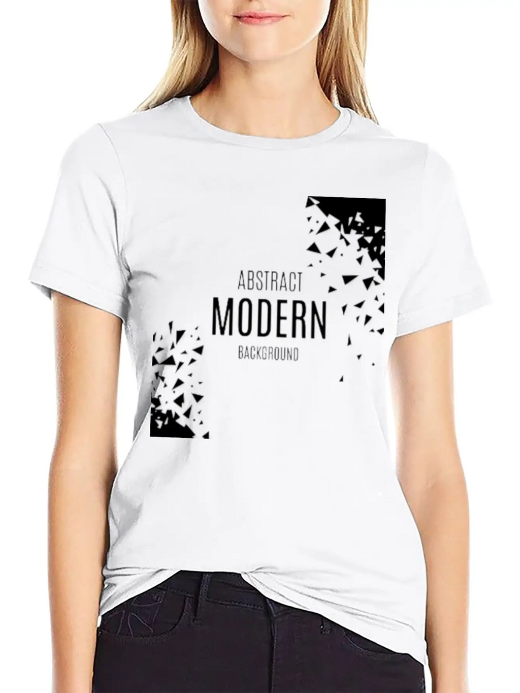 Abstract Modern Unisex Casual T-Shirt – Clean Design For Daily Comfort