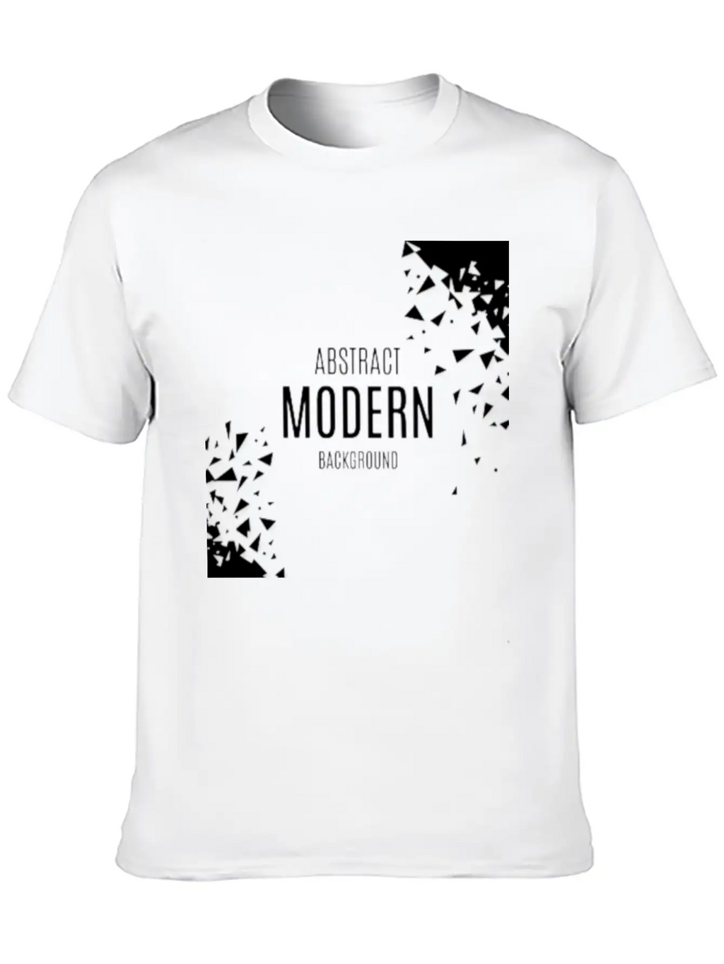 Abstract Modern Unisex Casual T-Shirt – Clean Design For Daily Comfort
