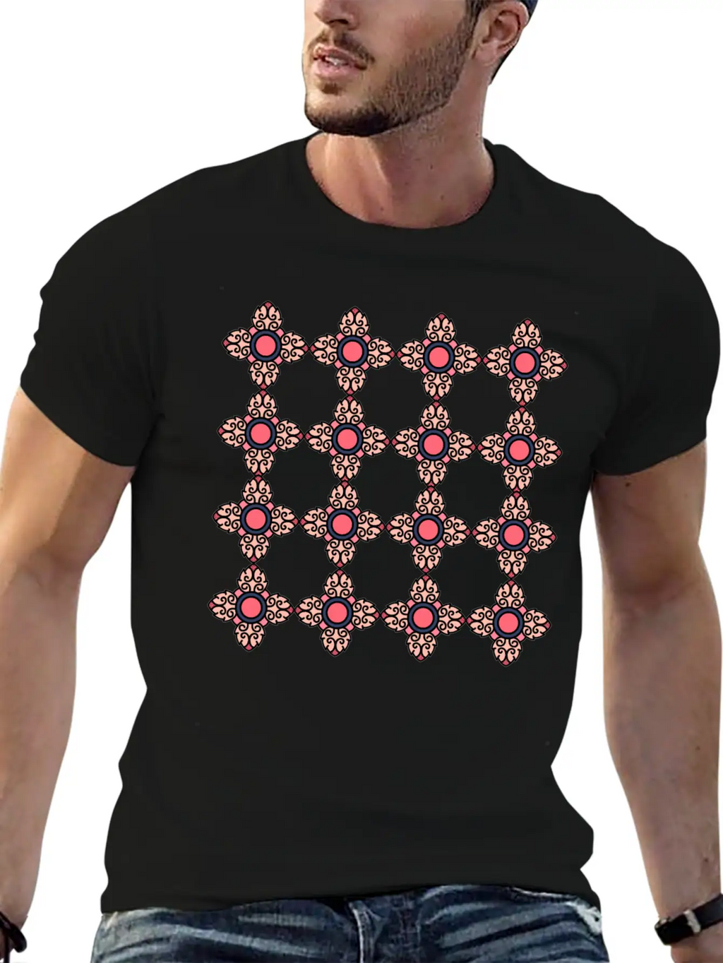 Abstract Pattern Unisex Casual T-Shirt – Clean Design For Daily Comfort