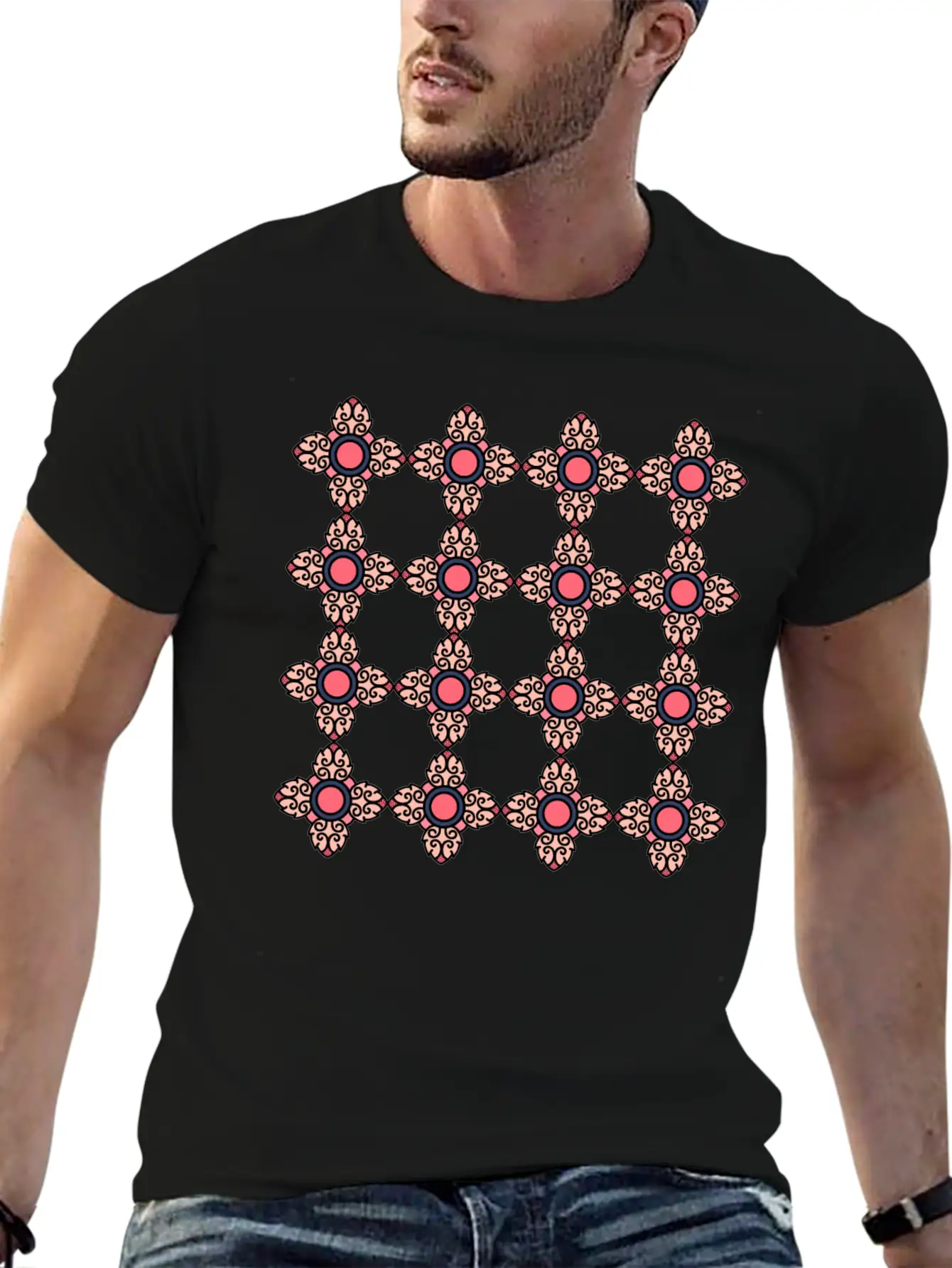 Abstract Pattern Unisex Casual T-Shirt – Clean Design For Daily Comfort