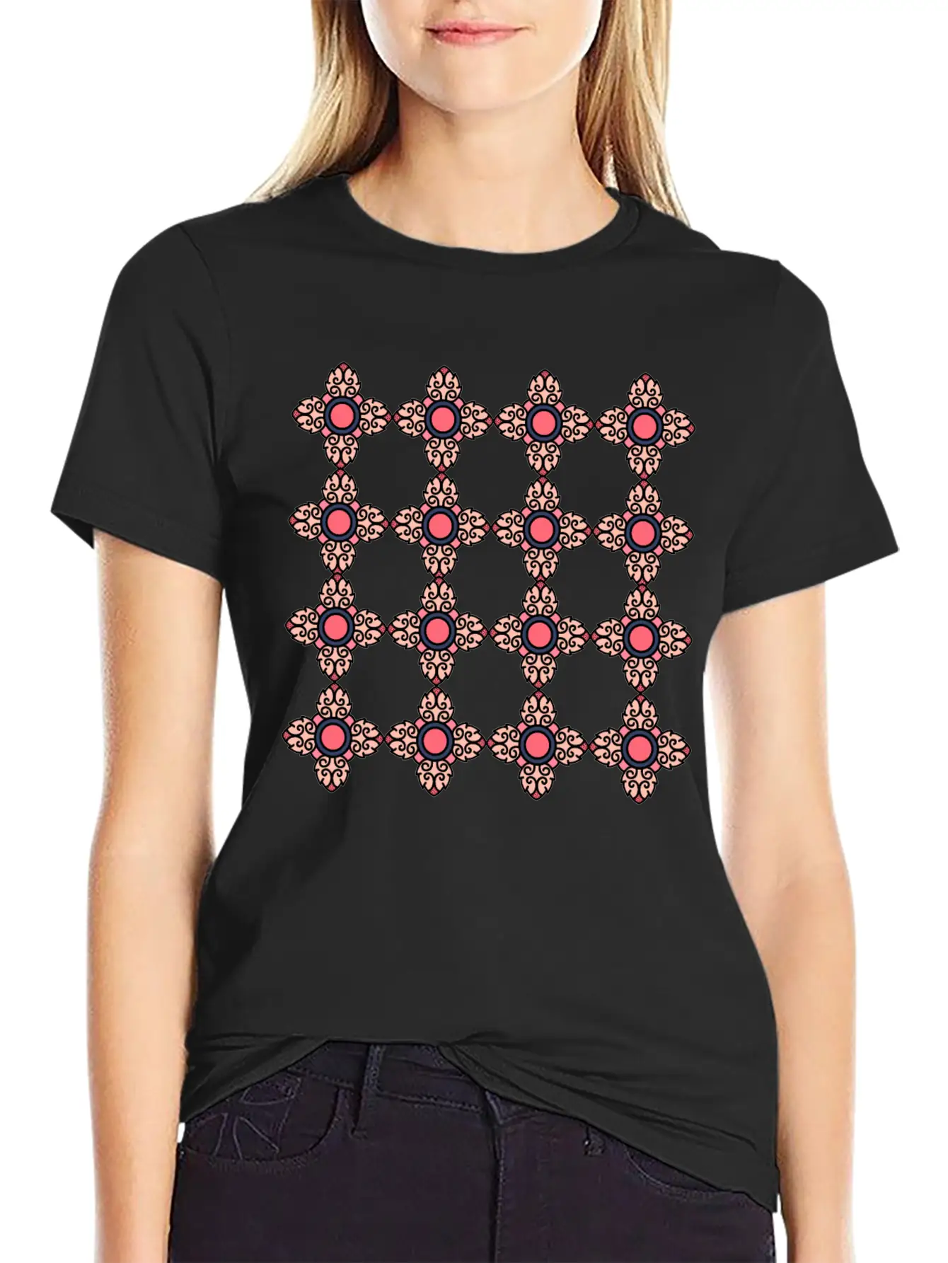 Abstract Pattern Unisex Casual T-Shirt – Clean Design For Daily Comfort