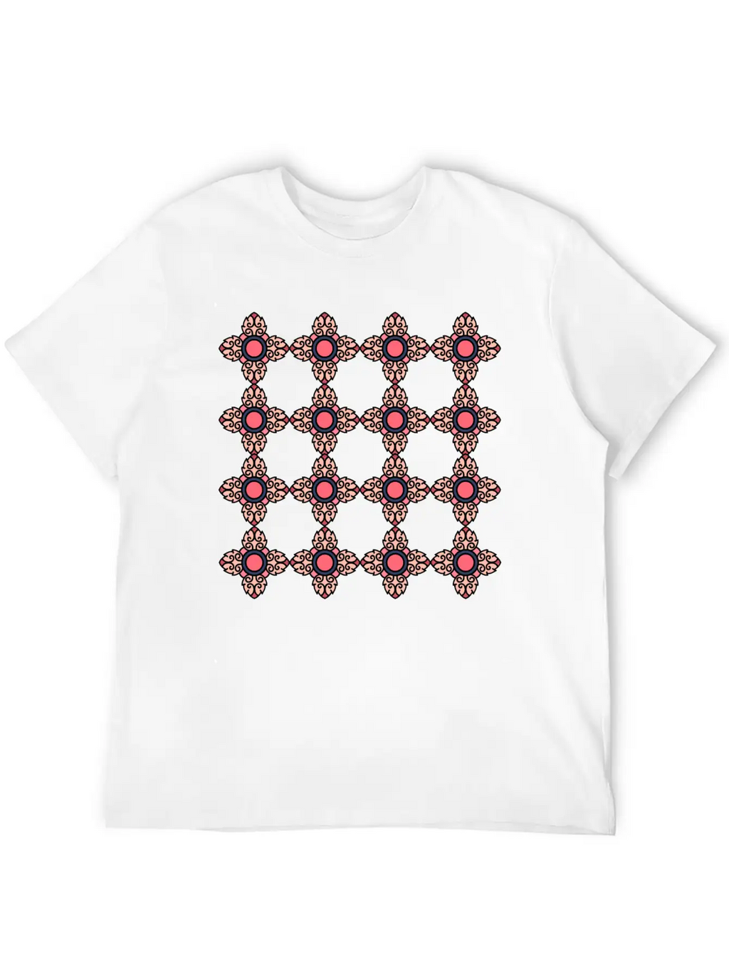 Abstract Pattern Unisex Casual T-Shirt – Clean Design For Daily Comfort
