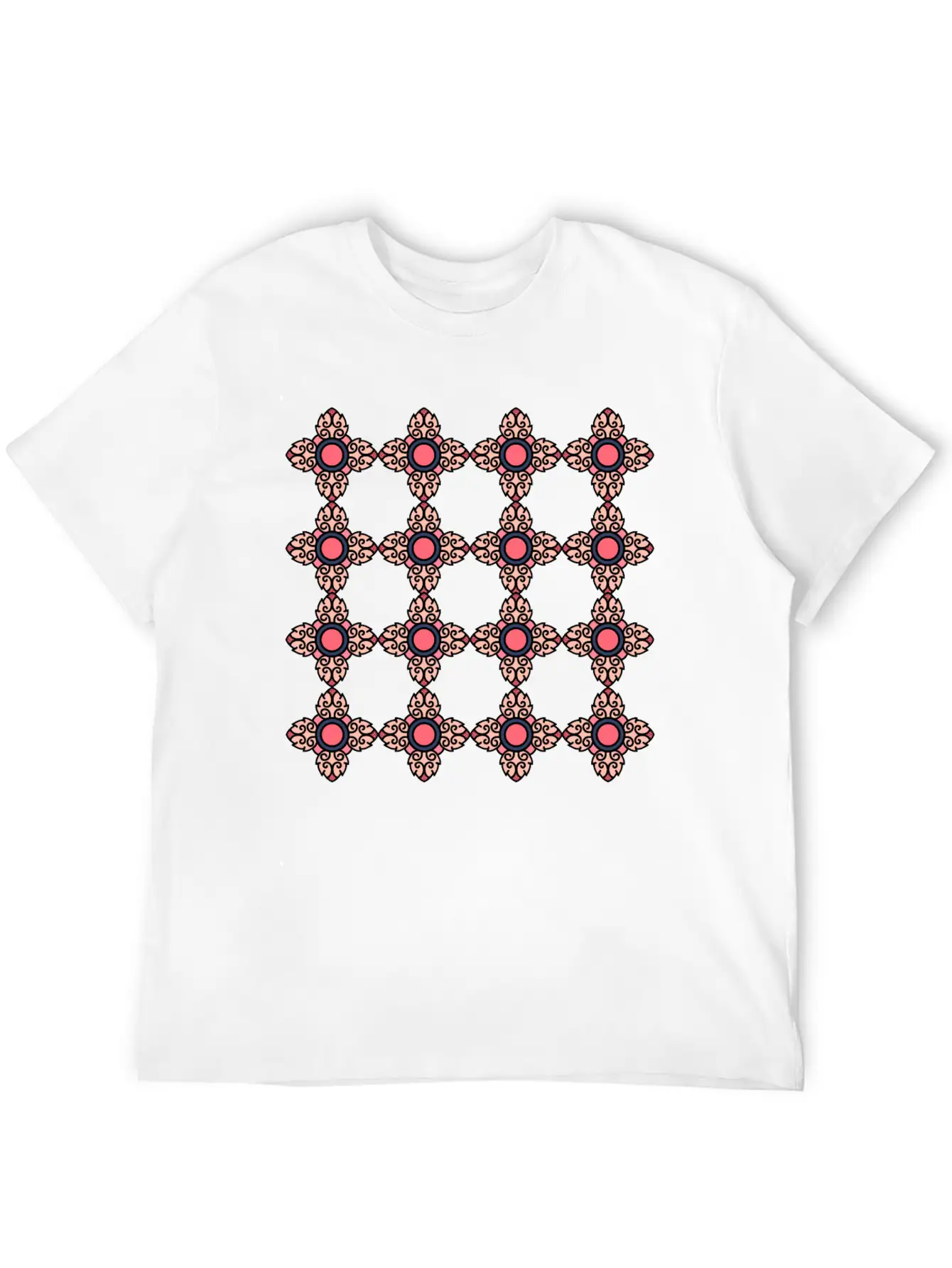 Abstract Pattern Unisex Casual T-Shirt – Clean Design For Daily Comfort