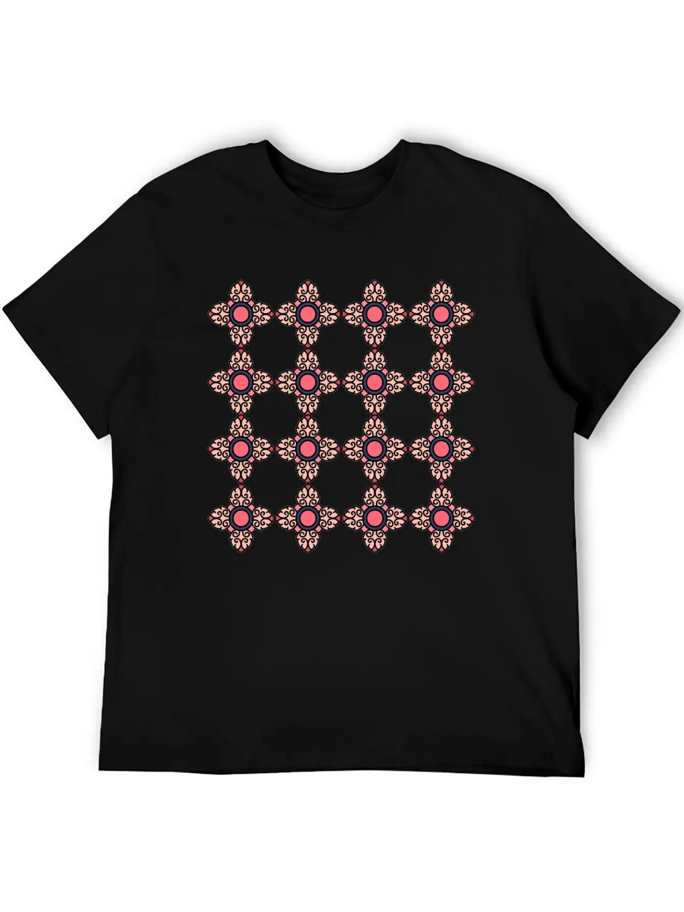 Abstract Pattern Unisex Casual T-Shirt – Clean Design For Daily Comfort