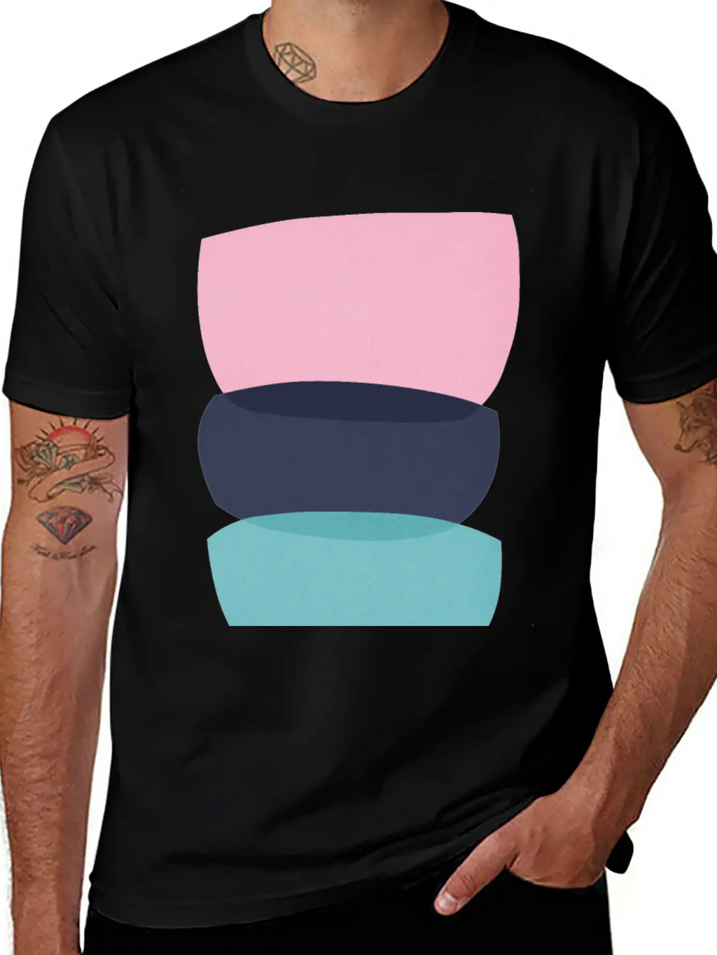 Abstract Shapes 15 Breathable Graphic T-Shirt – Perfect For Casual Days