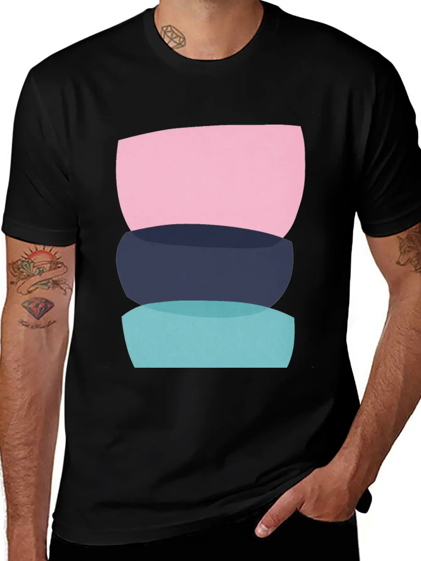 Abstract Shapes 15 Breathable Graphic T-Shirt – Perfect For Casual Days