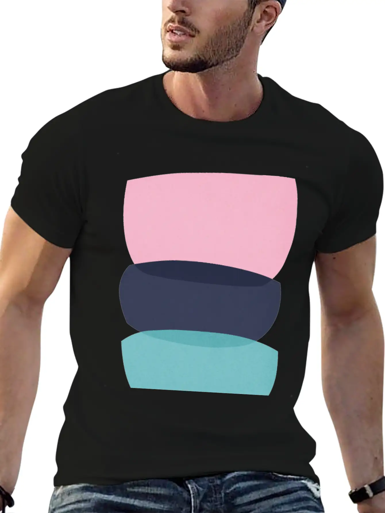 Abstract Shapes 15 Breathable Graphic T-Shirt – Perfect For Casual Days