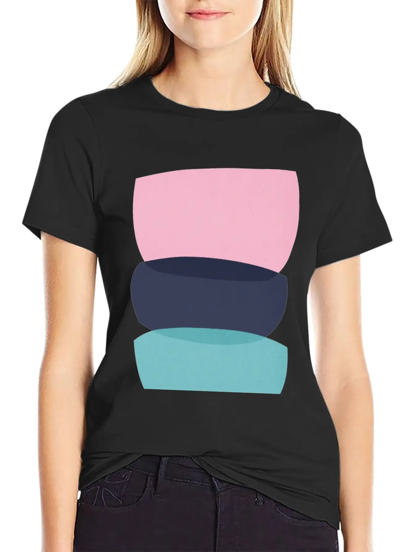 Abstract Shapes 15 Breathable Graphic T-Shirt – Perfect For Casual Days