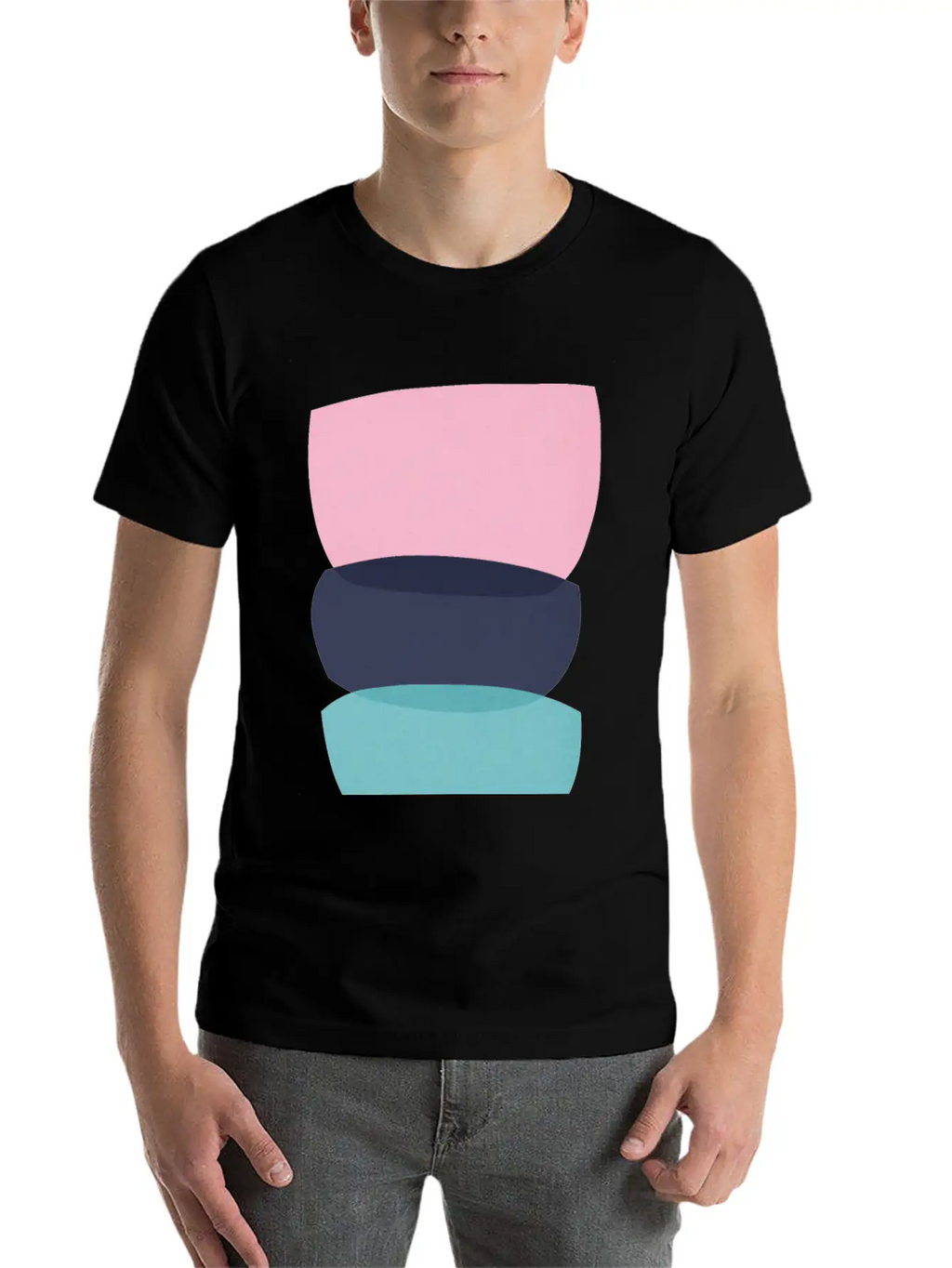 Abstract Shapes 15 Breathable Graphic T-Shirt – Perfect For Casual Days