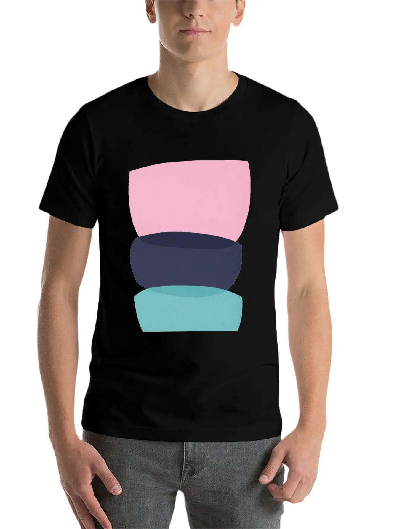 Abstract Shapes 15 Breathable Graphic T-Shirt – Perfect For Casual Days