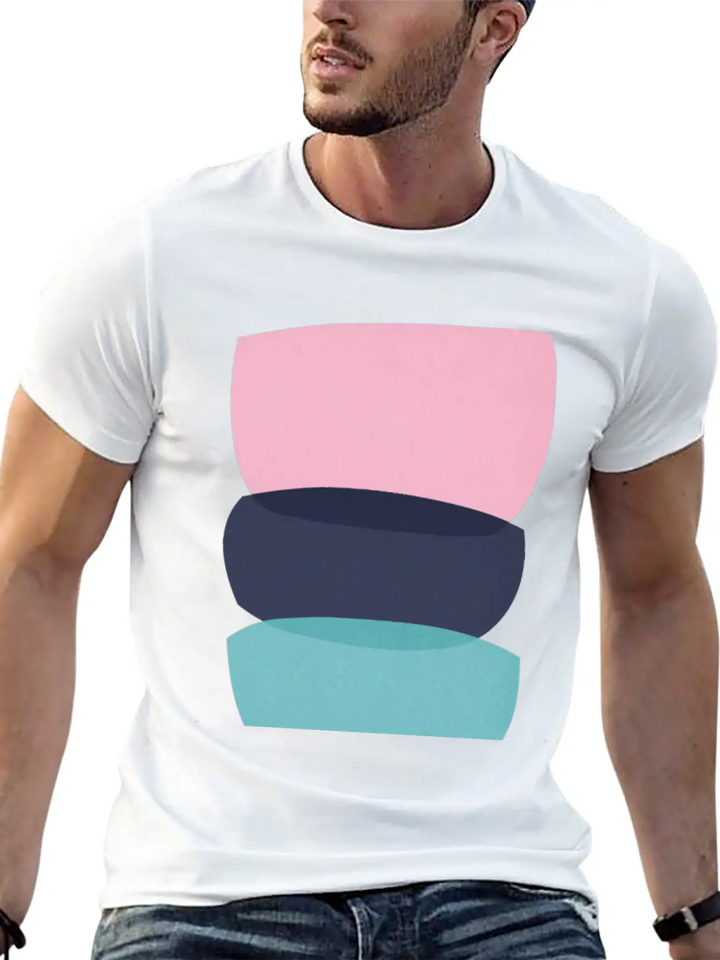 Abstract Shapes 15 Breathable Graphic T-Shirt – Perfect For Casual Days