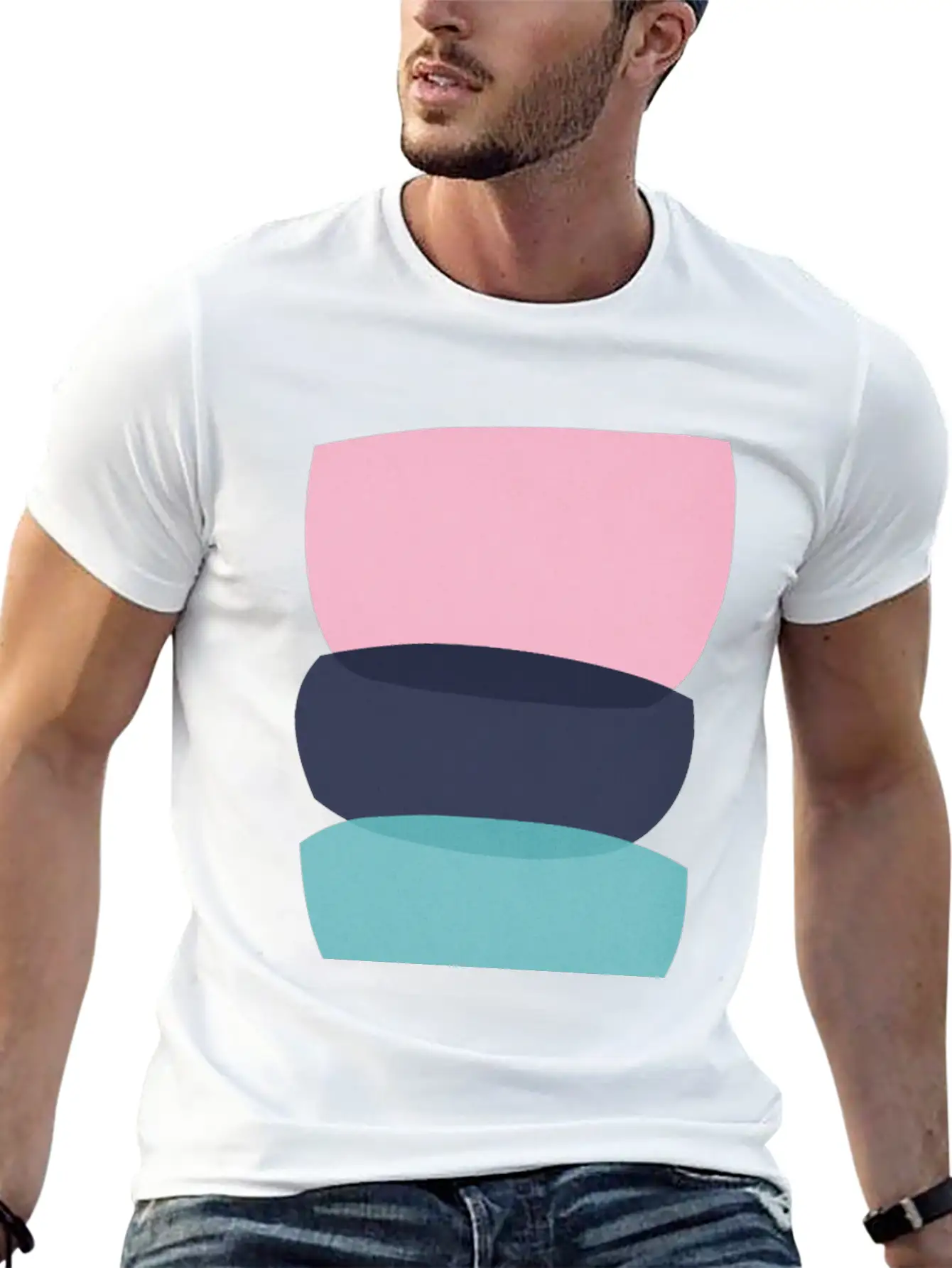 Abstract Shapes 15 Breathable Graphic T-Shirt – Perfect For Casual Days