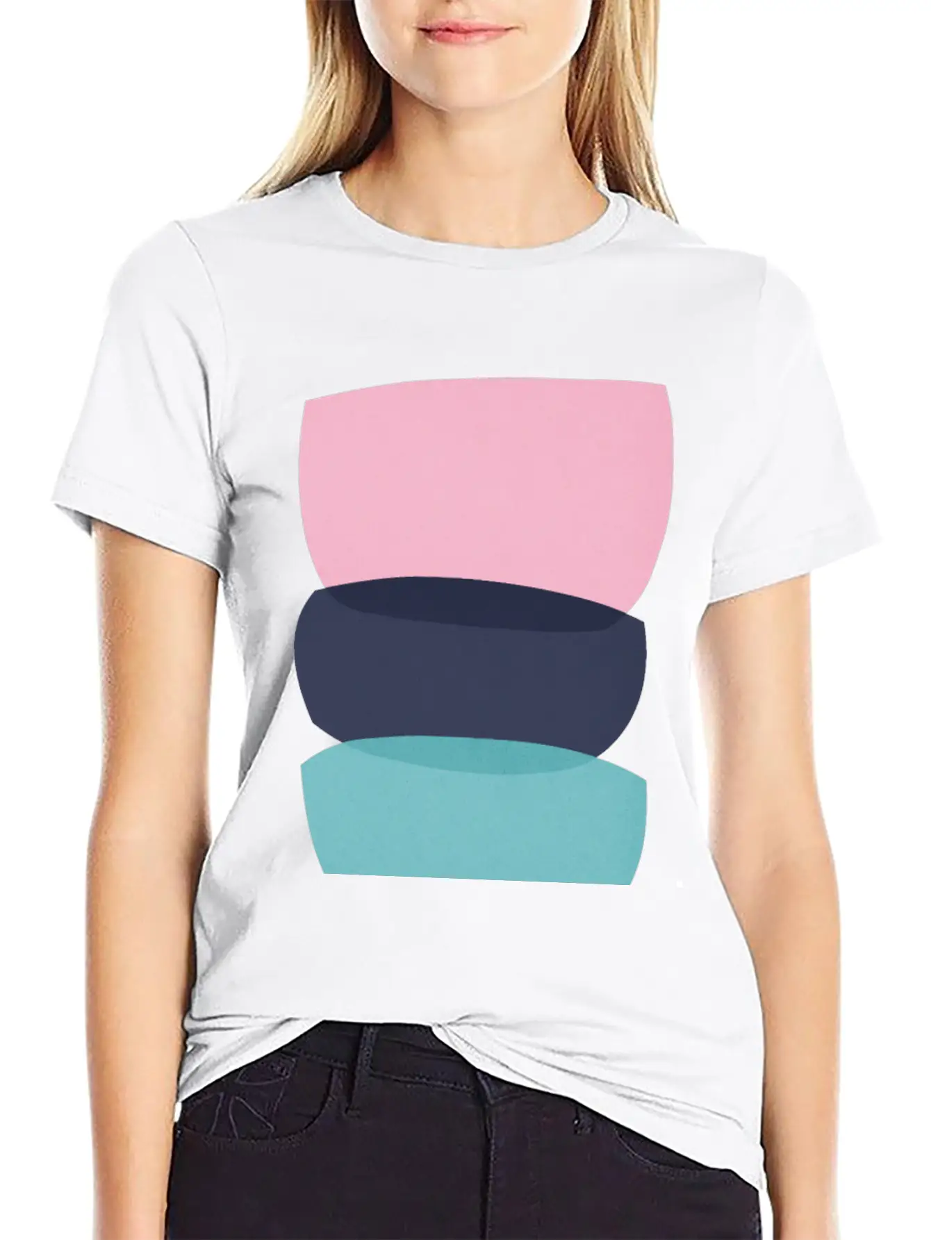 Abstract Shapes 15 Breathable Graphic T-Shirt – Perfect For Casual Days