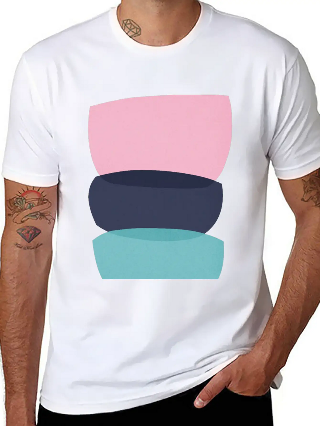 Abstract Shapes 15 Breathable Graphic T-Shirt – Perfect For Casual Days