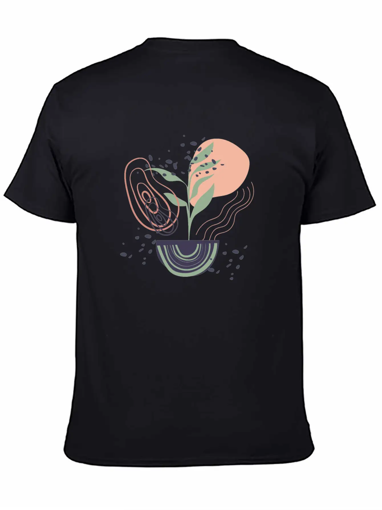 Abstract Shapes Digital Design 17 Breathable Graphic T-Shirt – Perfect For Casual Days