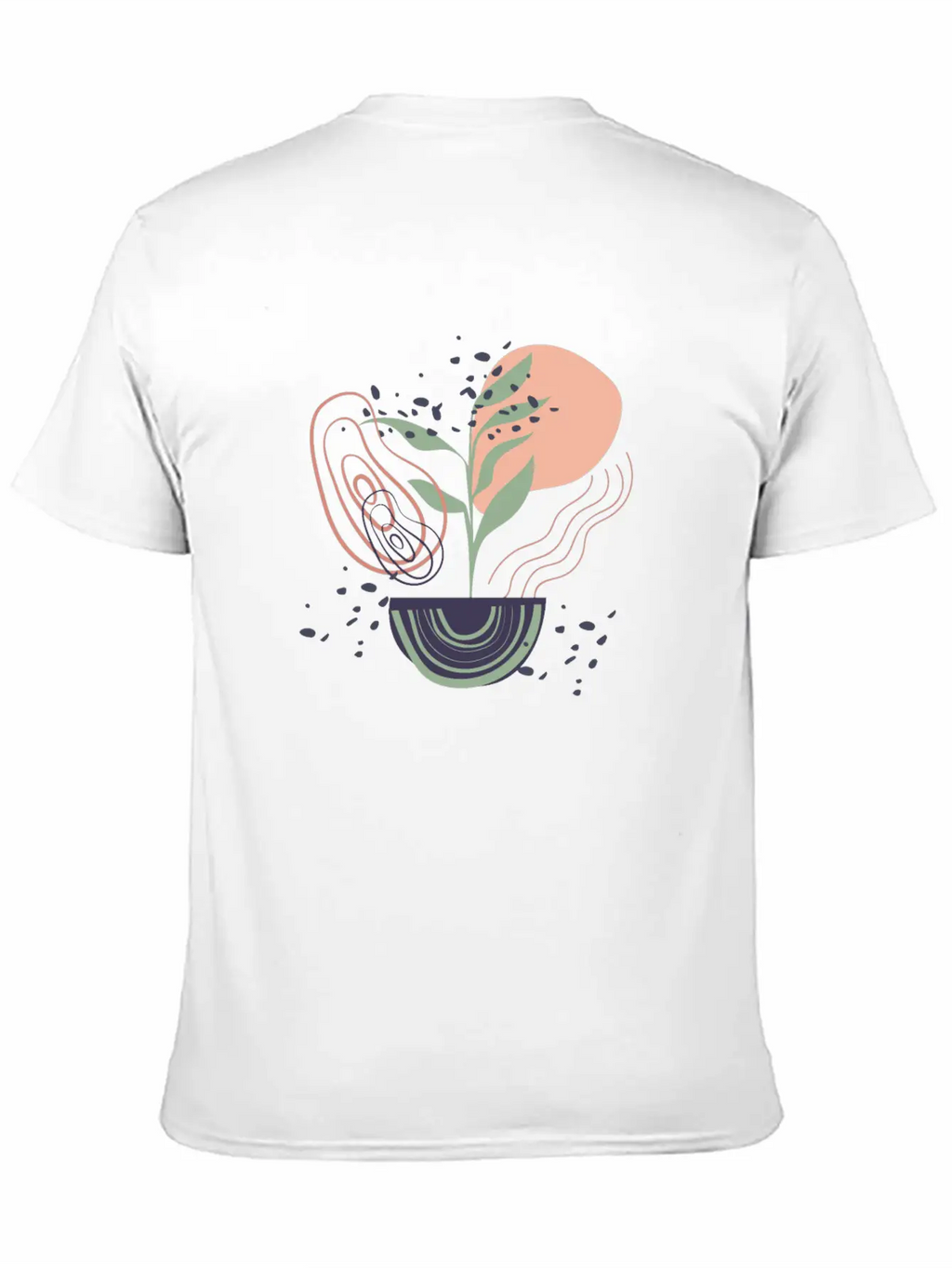 Abstract Shapes Digital Design 17 Breathable Graphic T-Shirt – Perfect For Casual Days