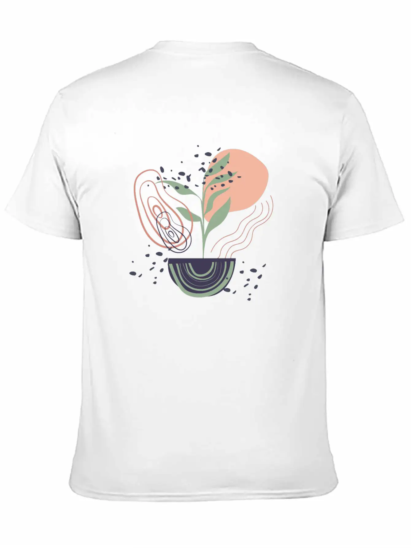 Abstract Shapes Digital Design 17 Breathable Graphic T-Shirt – Perfect For Casual Days