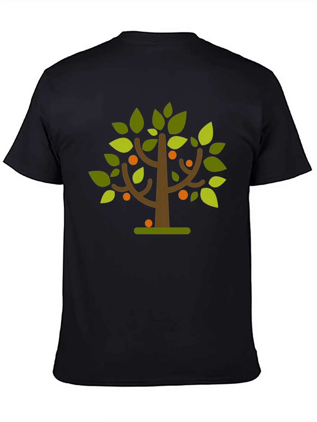 Abstract Tree Classic Crew Neck Graphic Tee – Everyday Minimal Look