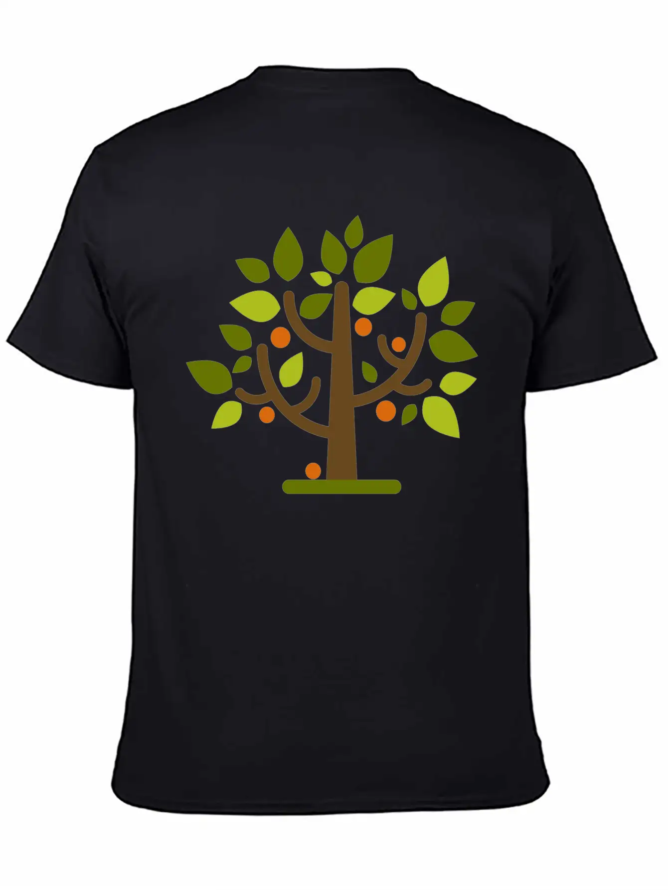 Abstract Tree Classic Crew Neck Graphic Tee – Everyday Minimal Look