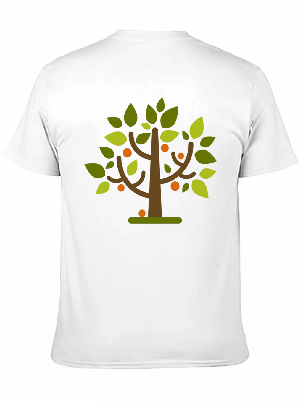 Abstract Tree Classic Crew Neck Graphic Tee – Everyday Minimal Look