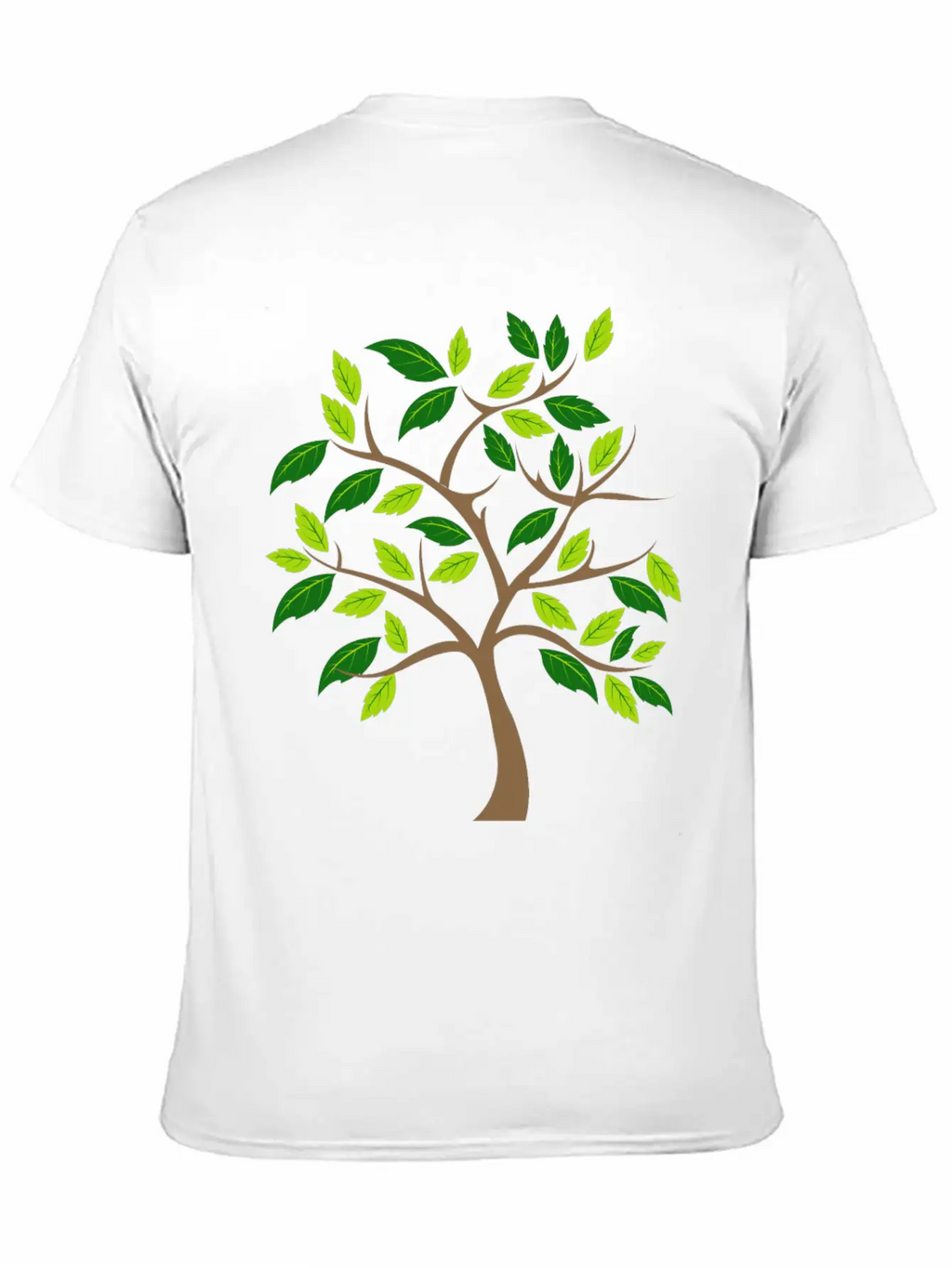 Abstract Tree Essential Unisex Summer Tee – Soft Cotton Casual Fit