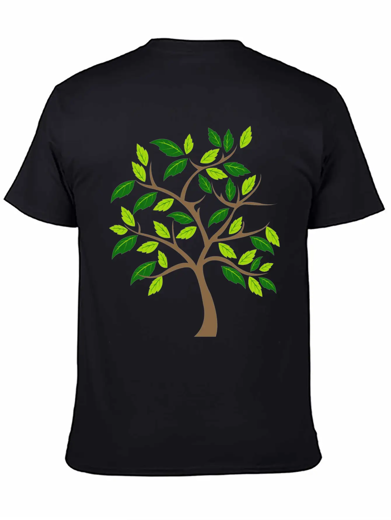 Abstract Tree Essential Unisex Summer Tee – Soft Cotton Casual Fit