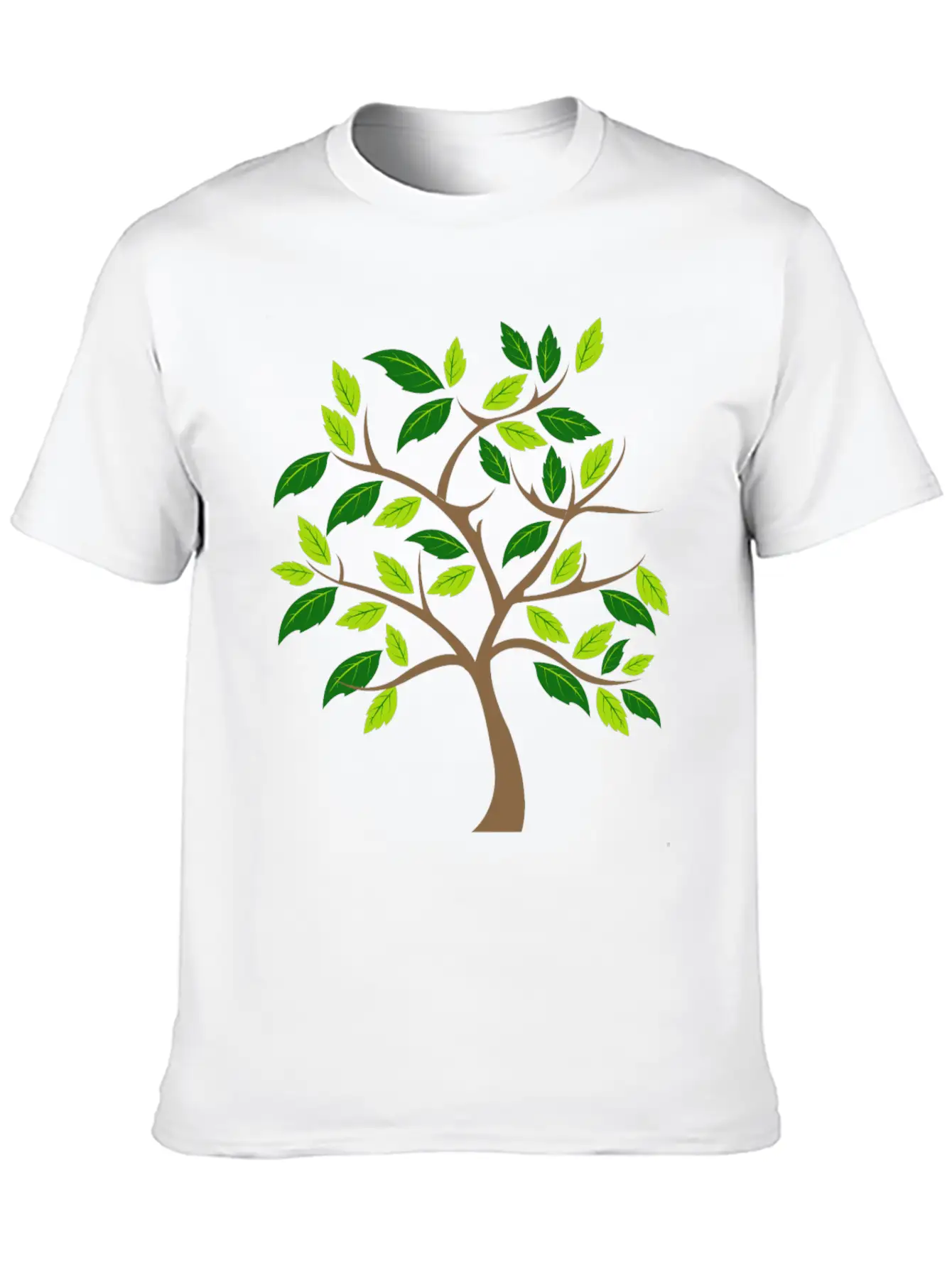 Abstract Tree Essential Unisex Summer Tee – Soft Cotton Casual Fit