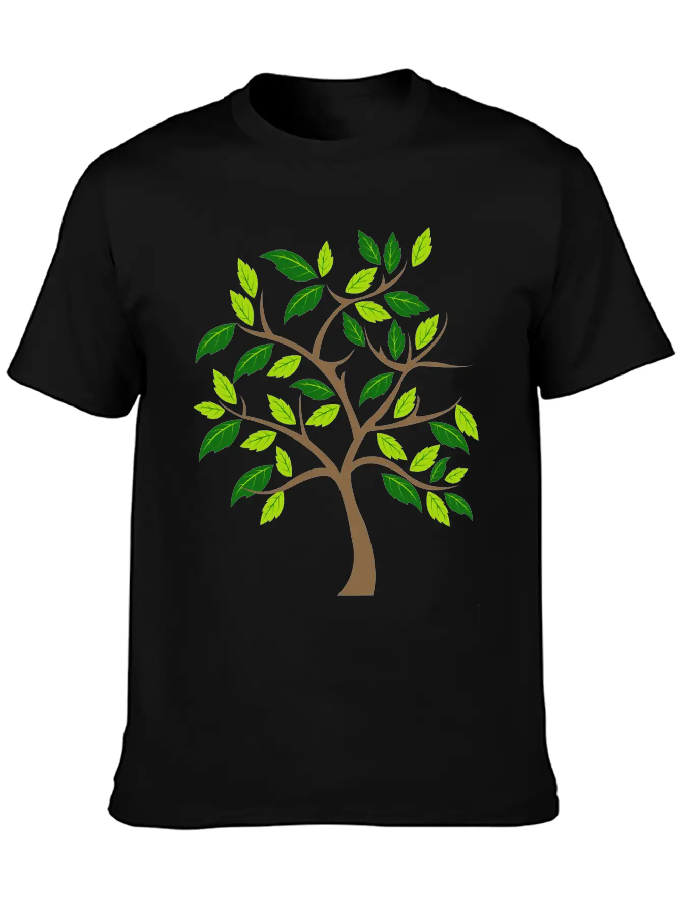 Abstract Tree Essential Unisex Summer Tee – Soft Cotton Casual Fit