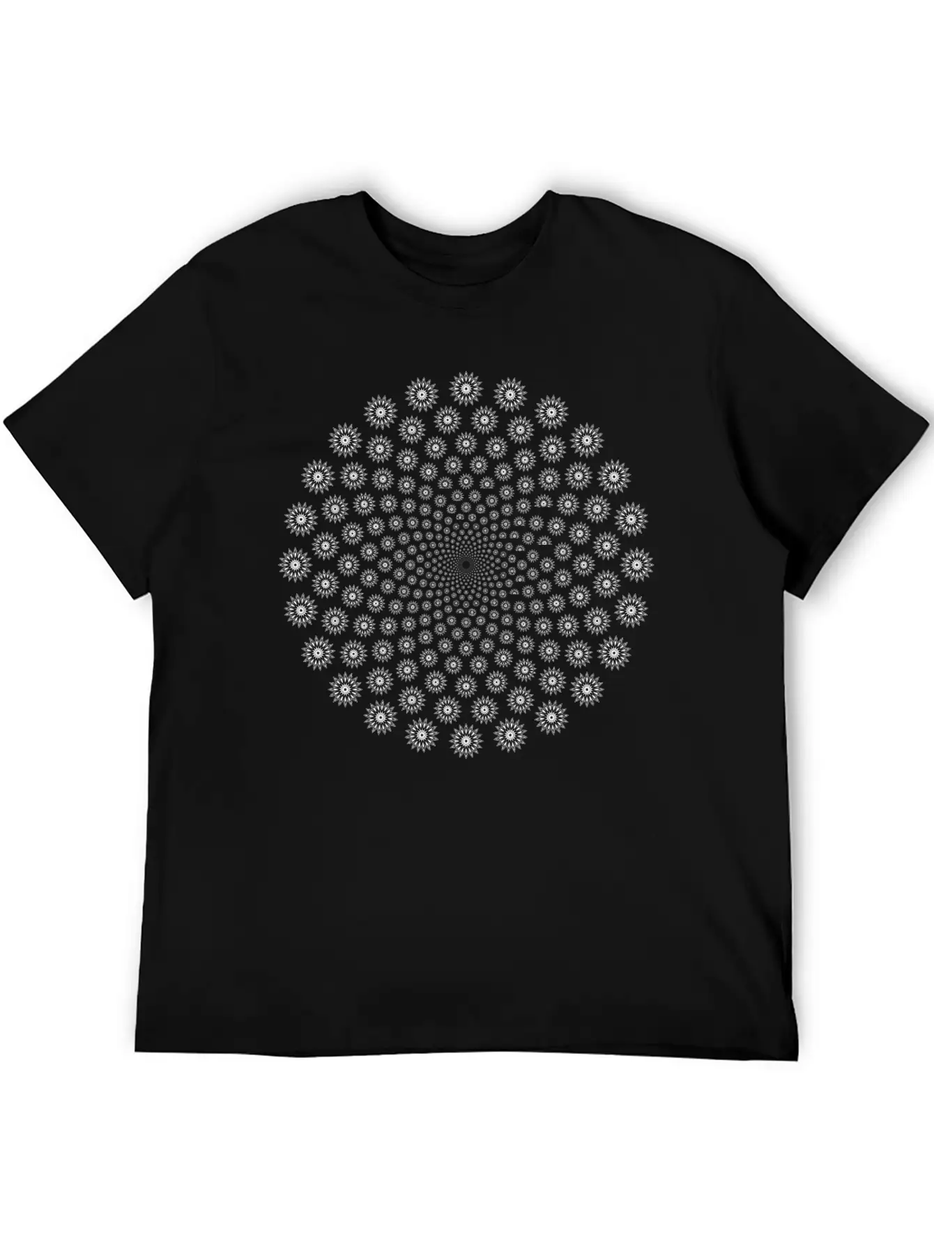 Abstract Vortex 7 Breathable Graphic T-Shirt – Perfect For Casual Days