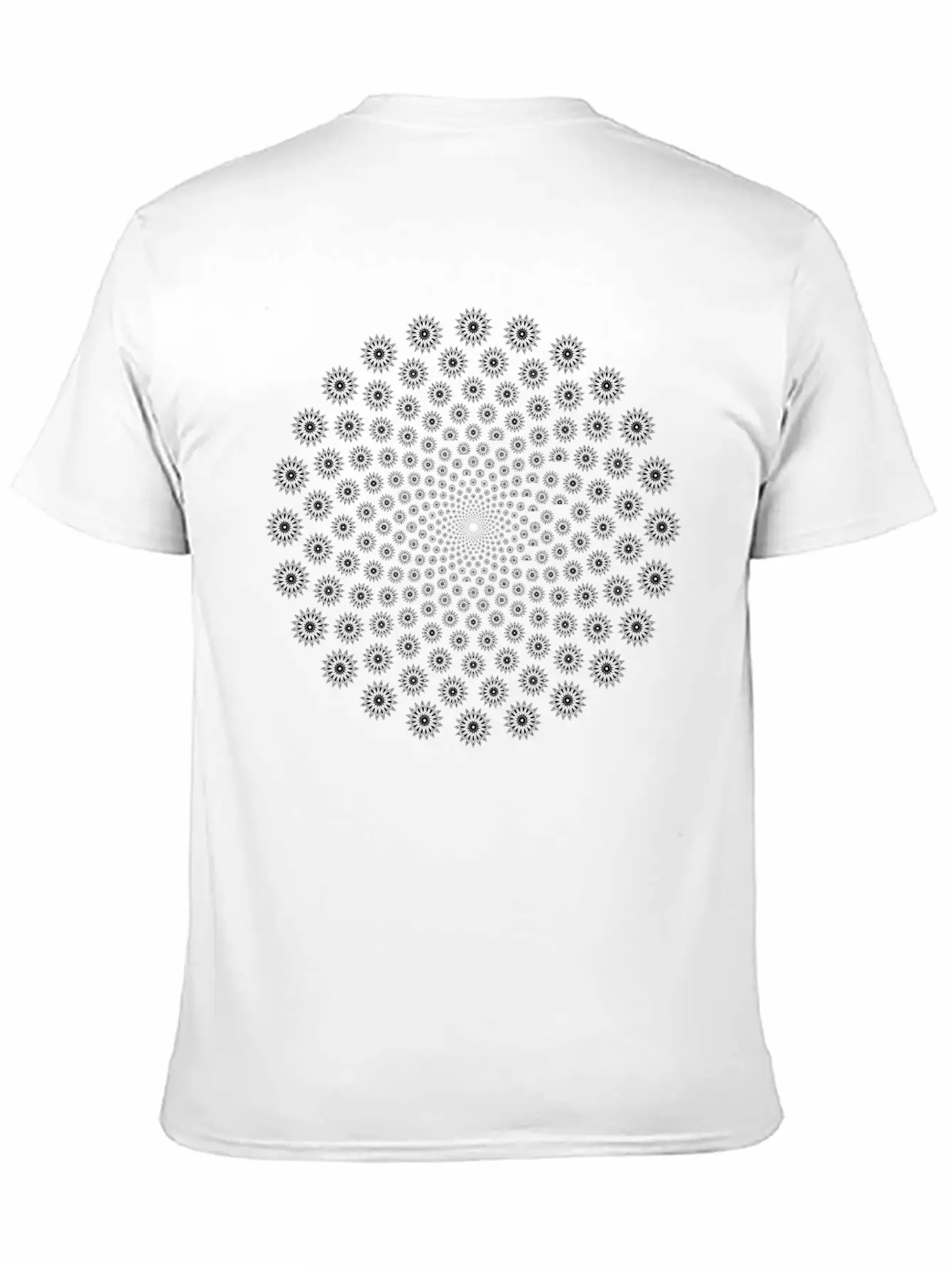 Abstract Vortex 7 Breathable Graphic T-Shirt – Perfect For Casual Days