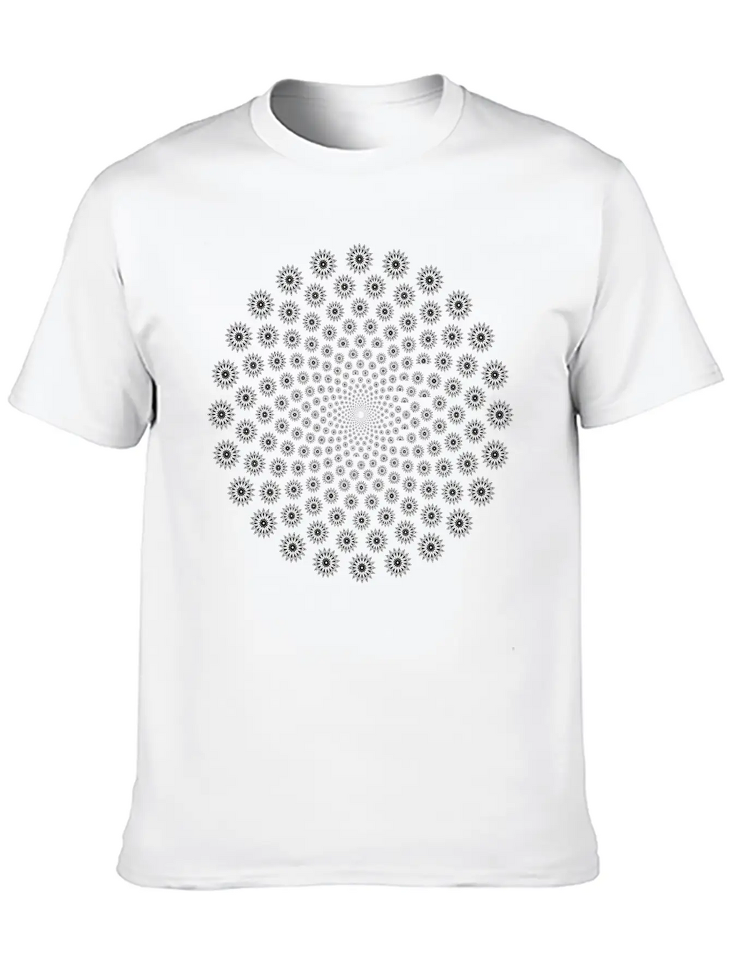 Abstract Vortex 7 Breathable Graphic T-Shirt – Perfect For Casual Days