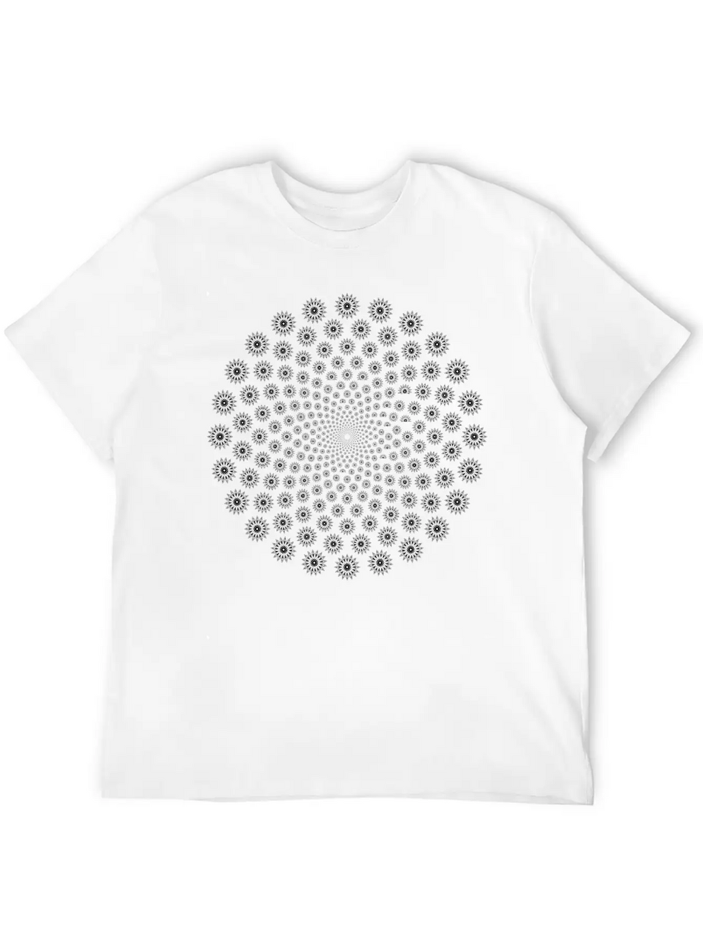 Abstract Vortex 7 Breathable Graphic T-Shirt – Perfect For Casual Days