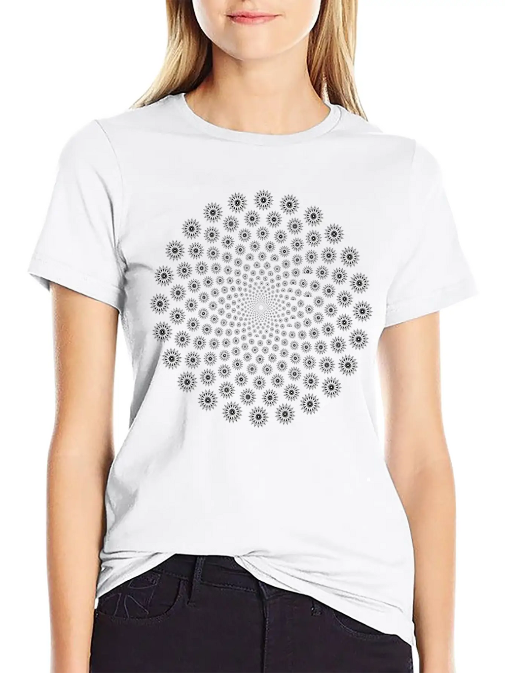 Abstract Vortex 7 Breathable Graphic T-Shirt – Perfect For Casual Days