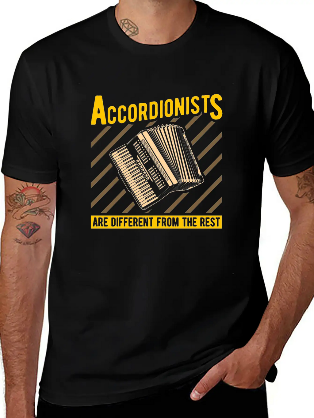 Accordion Classic Crew Neck Graphic Tee – Everyday Minimal Look